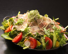 Raw ham salad