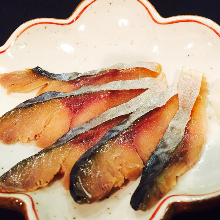 Preserved mackerel