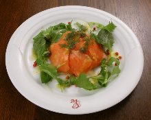 Marinated salmon