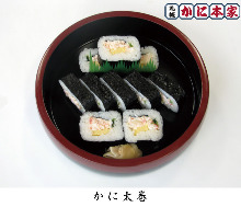 Crab sushi rolls