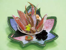 Assorted sashimi