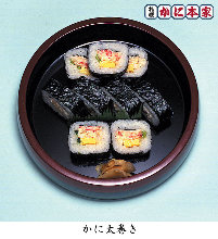 Crab sushi rolls