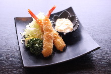 Deep-fried shrimp