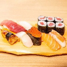 Assorted premium nigiri sushi