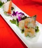 Fresh spring roll with shrimp and perilla leaves