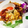 Soft-shell crab deep-fried with almond