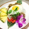 *Gapao rice (Spicy minced chicken on rice with fried egg)*