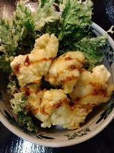 Tempura rice bowl