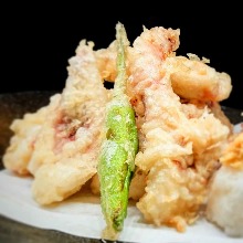 Squid tempura