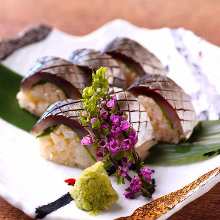 Mackerel sushi