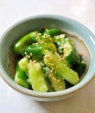 Smashed cucumber salad