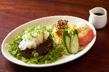 Japanese-style hamburg steak