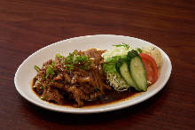 Stir-fried pork set meal