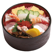 Chirashi sushi