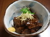 Simmered beef tongue 