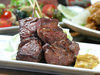 Grilled beef skewer