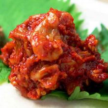 Chanja (Korean spicy marinated cod innards)