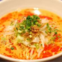 Chinese noodles in Sichuan-style sesame paste soup