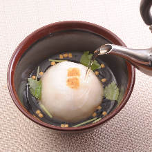 Chicken daifuku chazuke