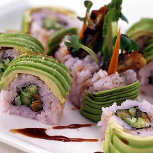 California sushi rolls