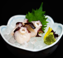 Octopus sashimi