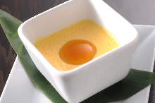 Jidori chicken egg pudding