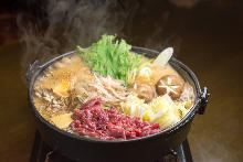 Beef tongue sukiyaki