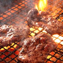 Charcoal grilled beef tongue