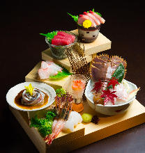 Assorted sashimi, 7 kinds