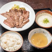 Beef tongue set meal