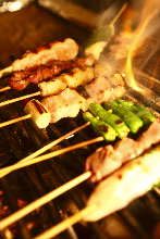 Assorted grilled skewers