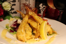 Stir-fried shrimp with mayonnaise