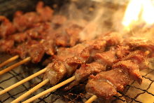 Grilled gizzard skewer