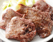 Grilled beef tongue