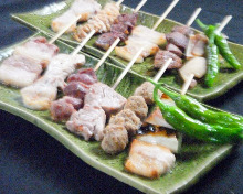 Assorted grilled skewers, 5 kinds