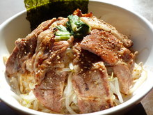 Pork rice bowl