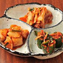 Assorted kimchi, 3 kinds