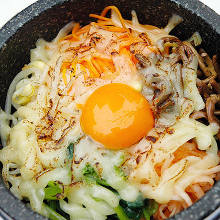 Stone grilled bibimbap