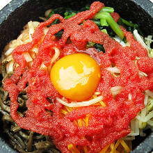 Stone grilled bibimbap