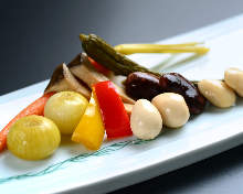 Marinated vegetables