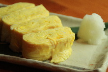 Japanese-style rolled omelet