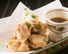 Marinated deep-fried chicken (seasoned with soy sauce)