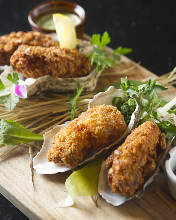 Deep-fried oysters