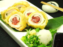 Chicken tenderloin tempura