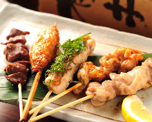 Assorted grilled skewers, 5 kinds