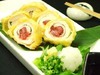 Chicken tender deep-fried with shiso plum