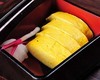 Omelet roll with dashi prepared with carefully selected egg