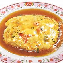 Crab omelette