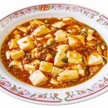 Spicy tofu and ground meat