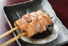Salted and grilled pork